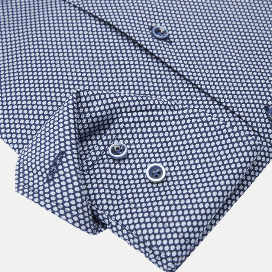 7143 712771/612771 - Twofold Stretch Skjorte - Skjorter - NAVY - 4