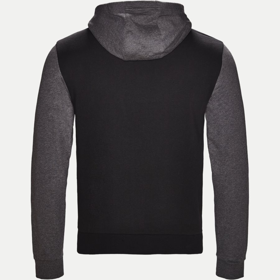 PJ07Z-6ZPM38 - Logo Hoodie Sweatshirt - Sweatshirts - Regular - SORT - 2