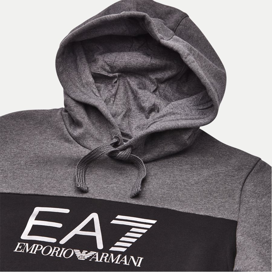 PJ07Z-6ZPM38 - Logo Hoodie Sweatshirt - Sweatshirts - Regular - SORT - 3