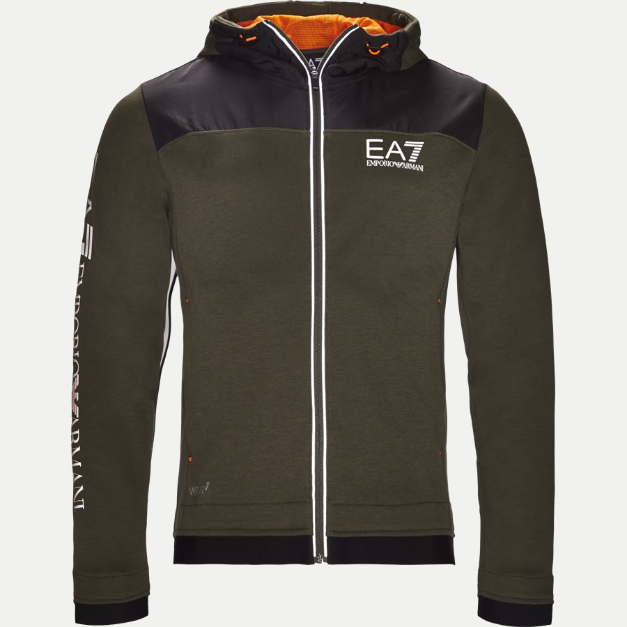 PJF3Z-6ZPM30 - Hooded Zippered Jacket - Sweatshirts - Regular - ARMY - 1