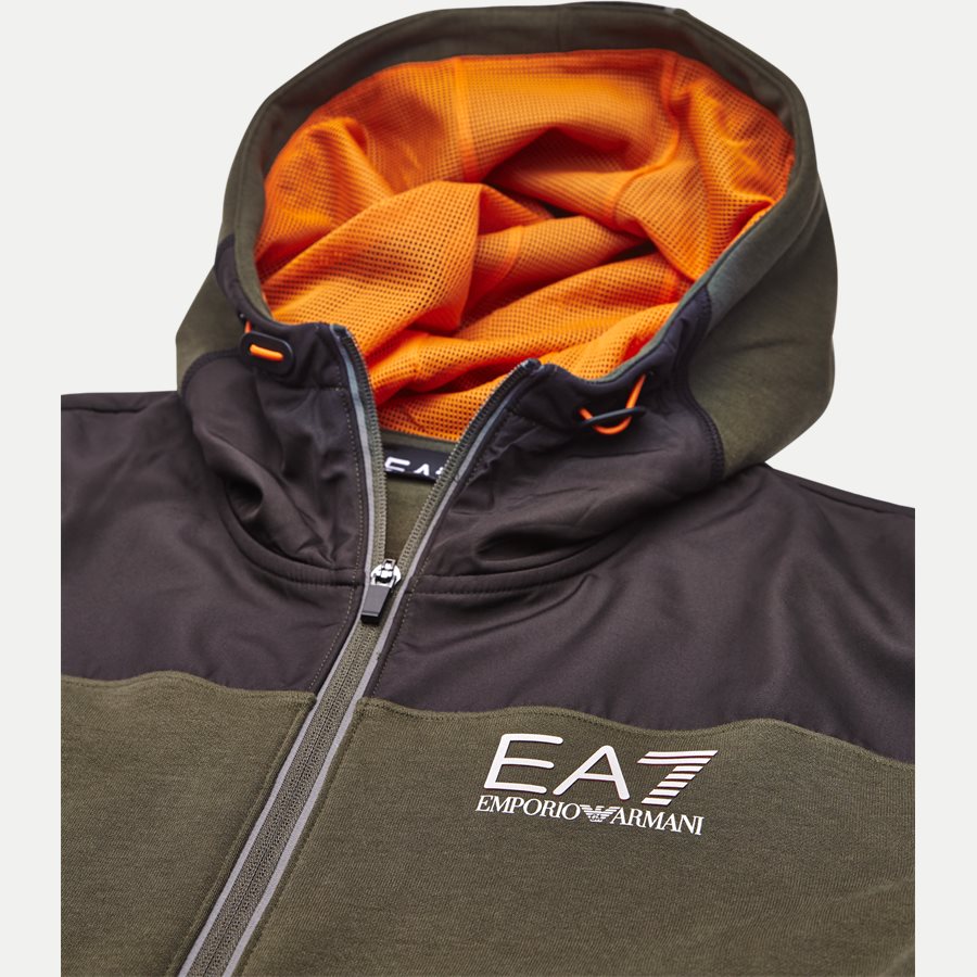 PJF3Z-6ZPM30 - Hooded Zippered Jacket - Sweatshirts - Regular - ARMY - 3