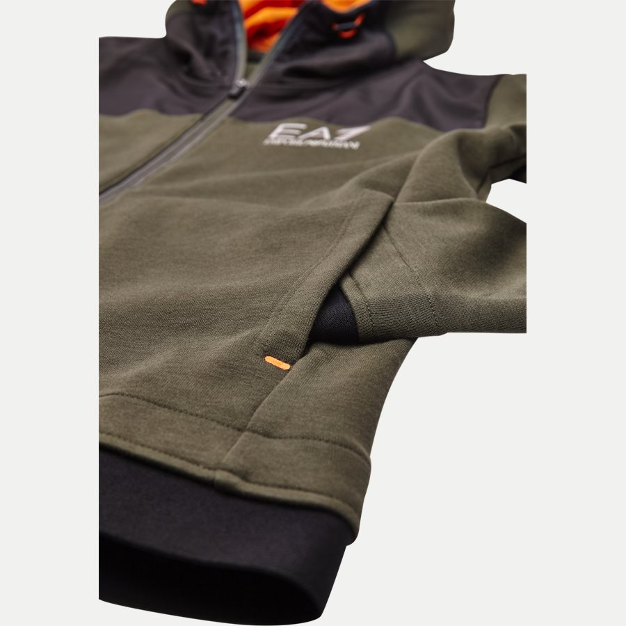 PJF3Z-6ZPM30 - Hooded Zippered Jacket - Sweatshirts - Regular - ARMY - 4