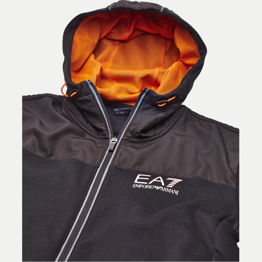 PJF3Z-6ZPM30 - Hooded Zippered Jacket - Sweatshirts - Regular - SORT - 3