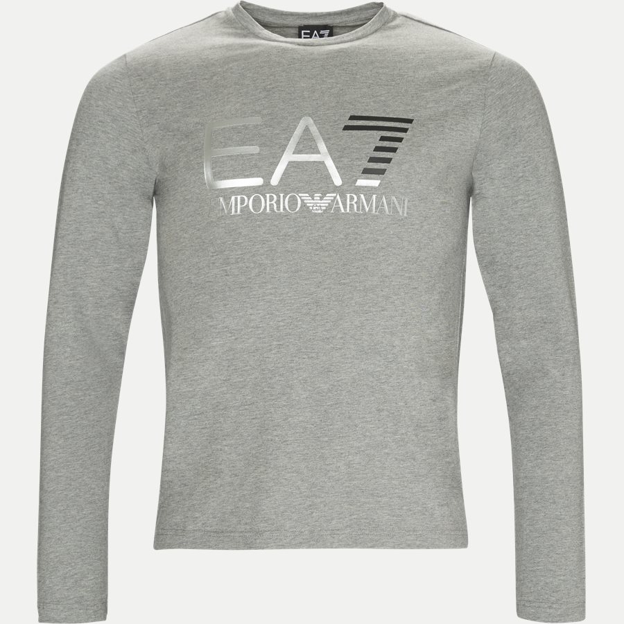 PJ20Z-6ZPT22 - Langærmet T-shirt - T-shirts - Regular - GRÅ - 1