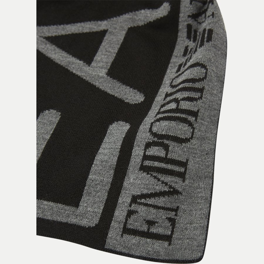 8A301-275561 - Logo Scarf - Tørklæder - SORT - 2