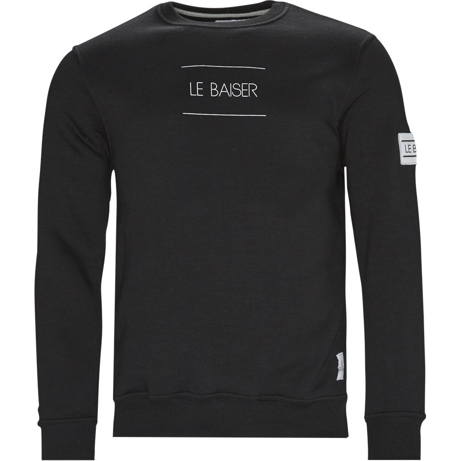 PROVENCE - Provence Sweatshirt - Sweatshirts - Regular - BLACK - 1