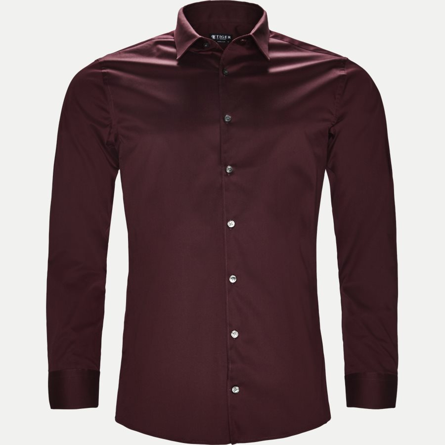 39243 FILBRODIE - Filbrodie Skjorte - Skjorter - Ekstra slim fit - BORDEAUX - 1