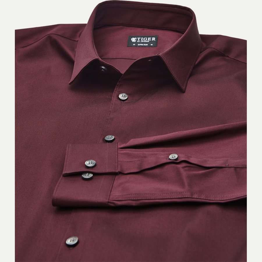 39243 FILBRODIE - Filbrodie Skjorte - Skjorter - Ekstra slim fit - BORDEAUX - 3