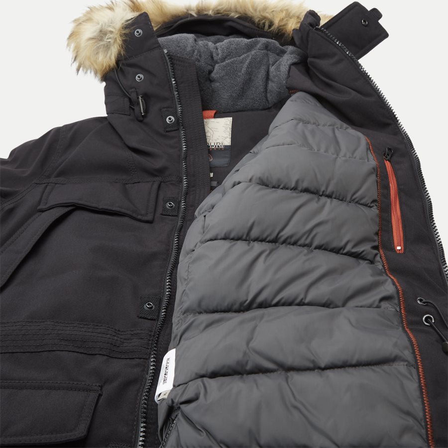 SKIDOO OPEN LONG - Skidoo Open Jacket - Jakker - Regular - SORT - 11