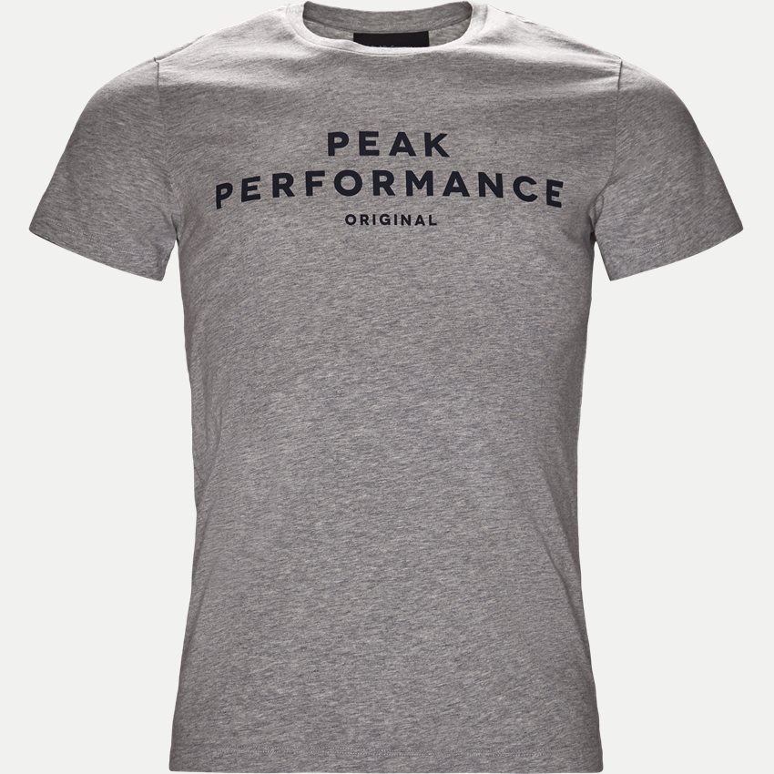Peak Performance T-shirts LOGO SS GRÅ