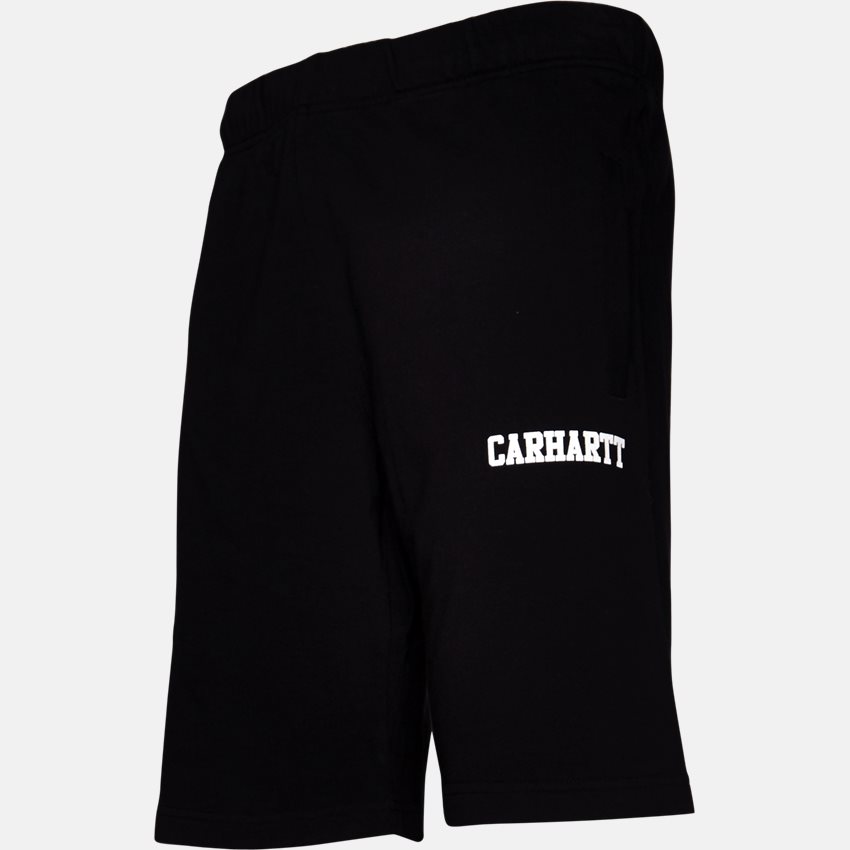 Carhartt WIP Shorts COLLEGE SWEAT SHORT I024673 BLK/WHI