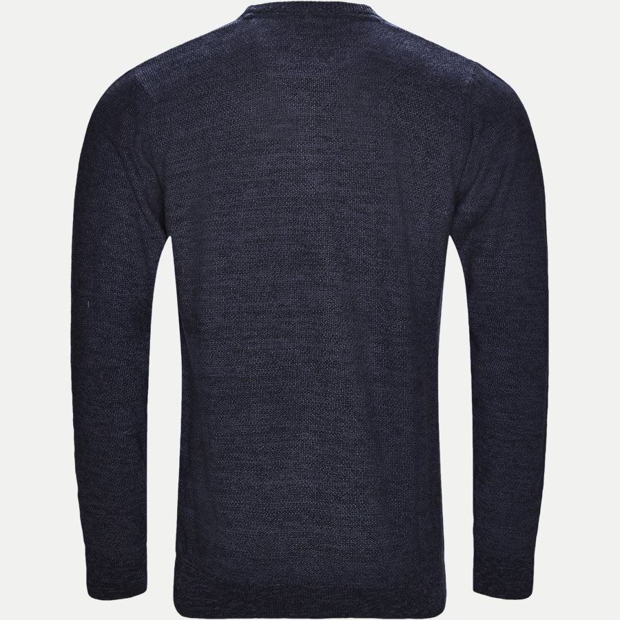 12231 946 - Crew Neck Strik - Strik - Regular - DENIM - 2