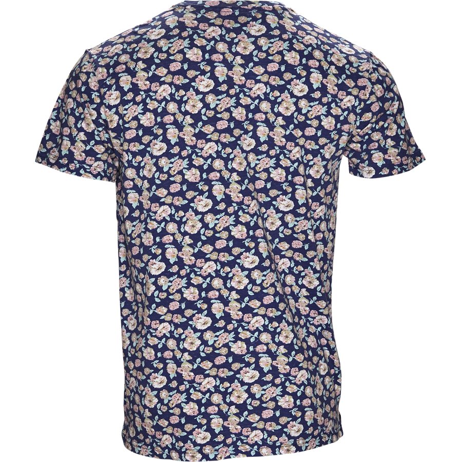 CENTRAL FLOWER TEE JJ809 - Central Flower Tee - T-shirts - Regular - NAVY - 2