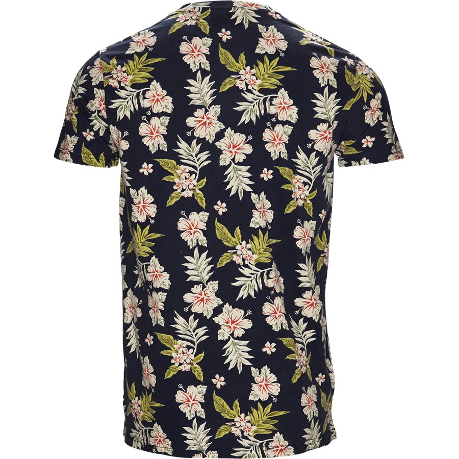 EUROPE FLOWER TEE JJ810 - Europe Flower Tee - T-shirts - Regular - SORT - 2