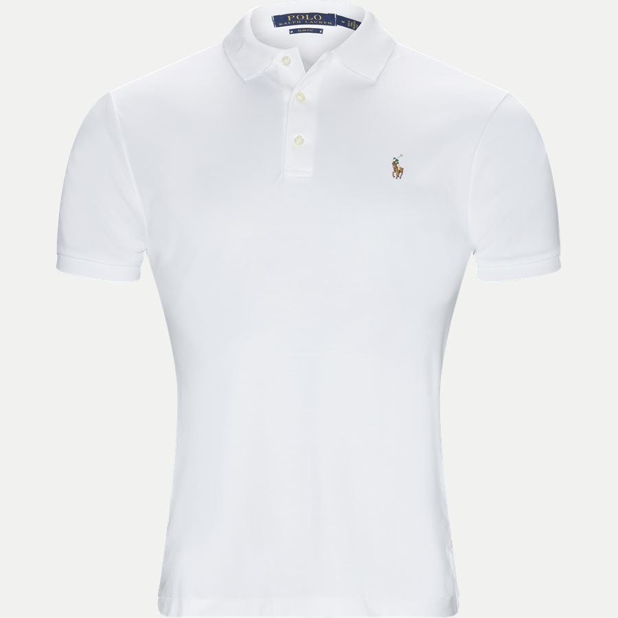710685514 - Soft-Touch Polo T-shirt - T-shirts - Slim - HVID - 1