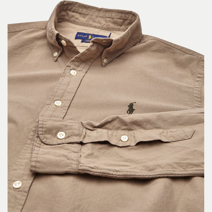 710723610. - Classic Oxford Shirt - Skjorter - Slim - SAND - 3