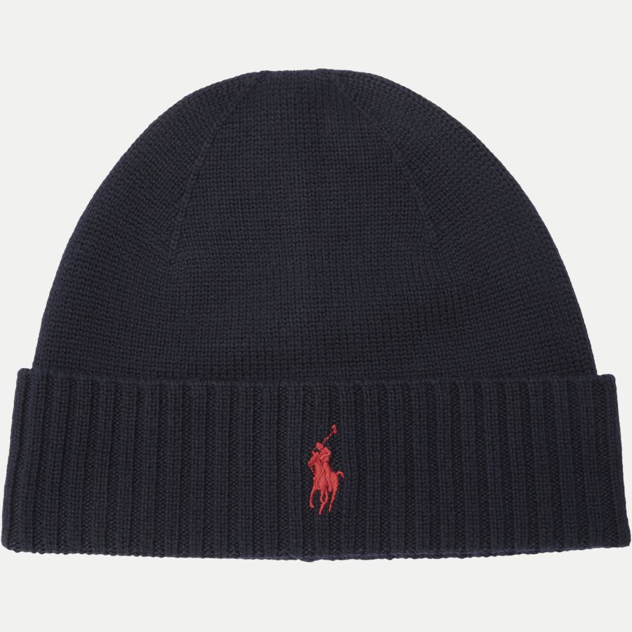 710719819 - Logo Wool Beanie - Caps - NAVY - 1