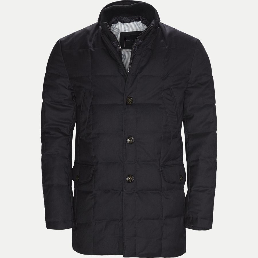 QUILTED DOWN COAT - Quilted Down Coat - Jakker - Tailored fit - NAVY - 1