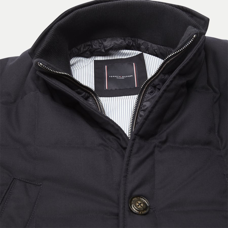 QUILTED DOWN COAT - Quilted Down Coat - Jakker - Tailored fit - NAVY - 3