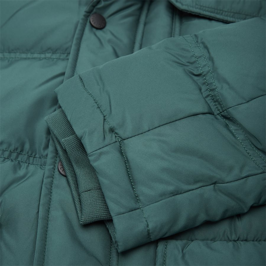 TOMMY DOWN HOODED BOMBER - Down Hooded Bomber Jacket - Jakker - Regular - GRØN - 8