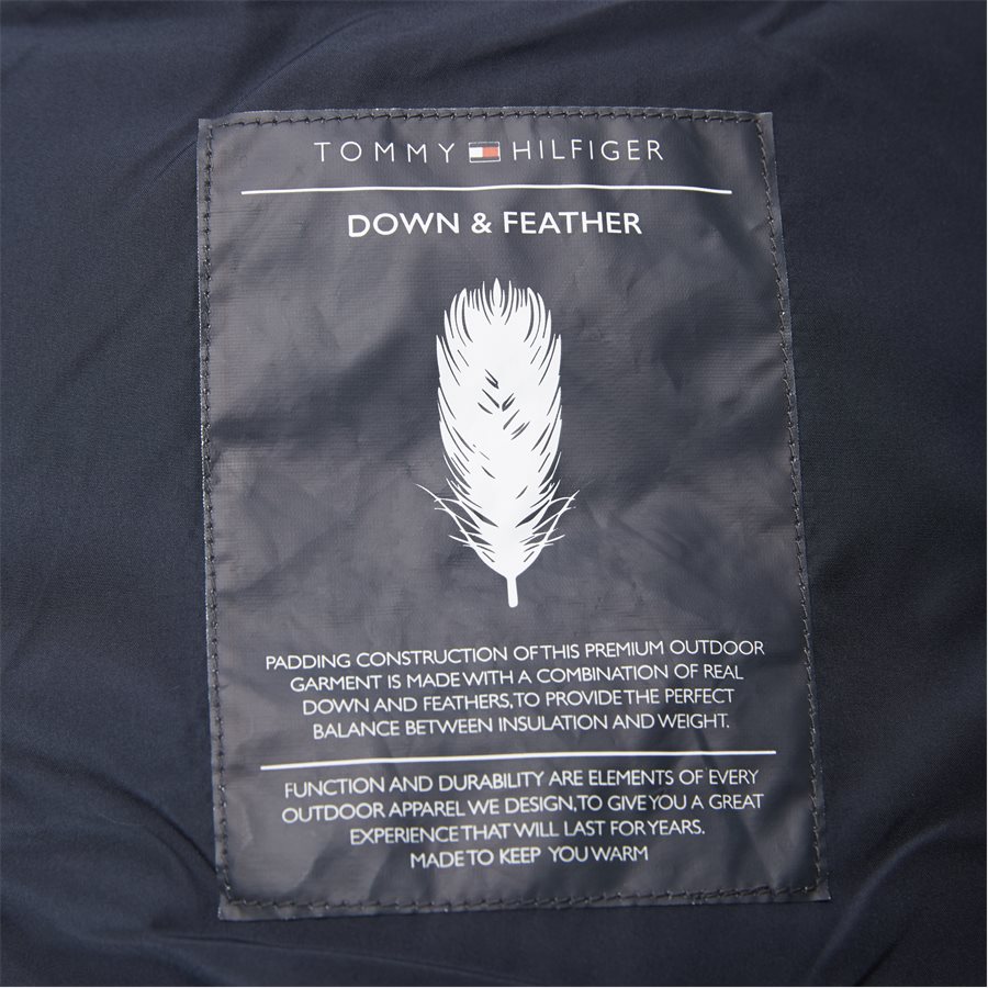 TOMMY DOWN HOODED BOMBER - Down Hooded Bomber Jacket - Jakker - Regular - GRØN - 11