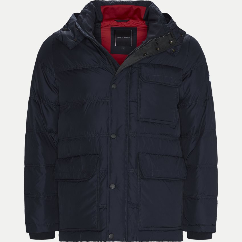 Tommy Hilfiger Jackets TOMMY DOWN HOODED BOMBER NAVY