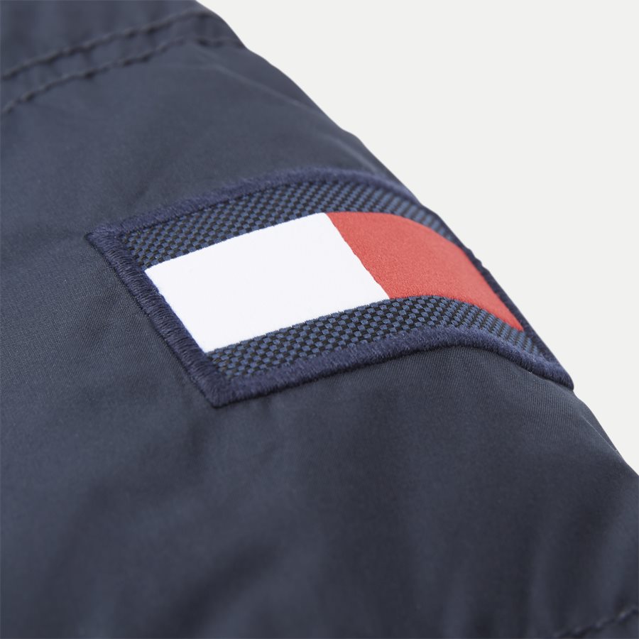 TOMMY DOWN HOODED BOMBER - Down Hooded Bomber Jacket - Jakker - Regular - NAVY - 6