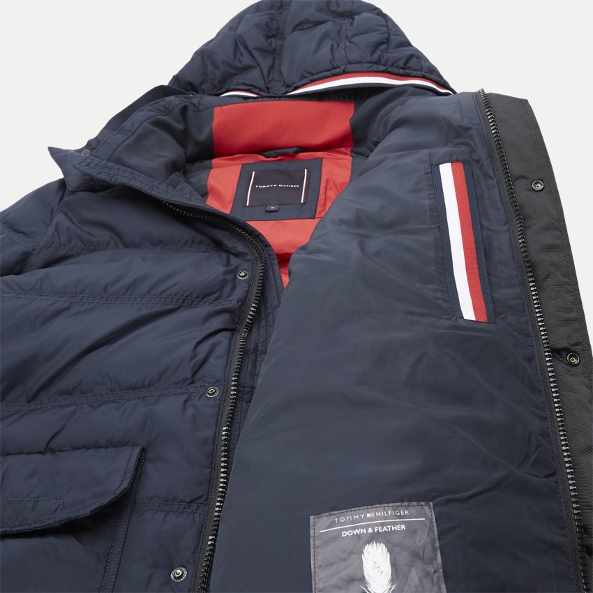 Tommy Hilfiger Jackets TOMMY DOWN HOODED BOMBER NAVY