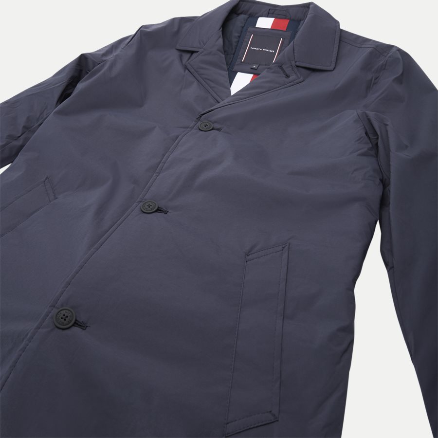 PADDED NYLON MAC - Padded Mac Vindjakke - Jakker - Regular - NAVY - 6