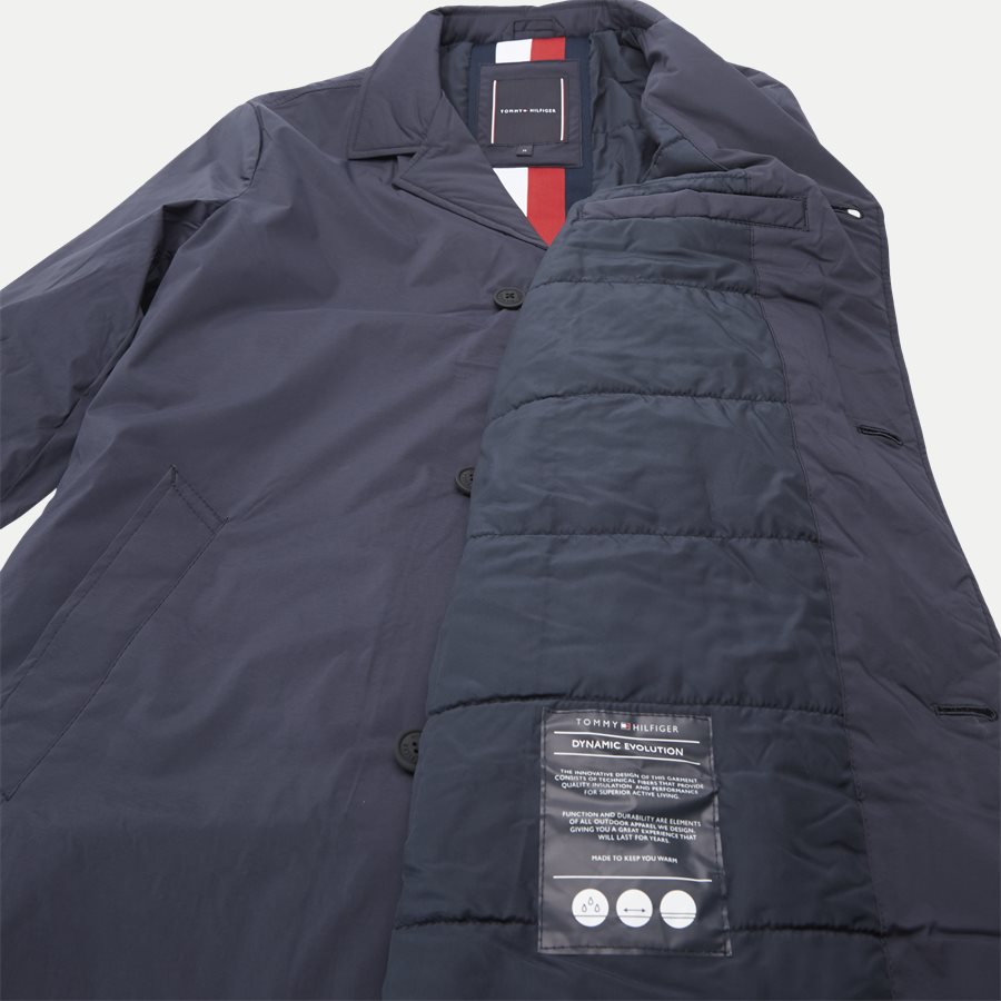 PADDED NYLON MAC - Padded Mac Vindjakke - Jakker - Regular - NAVY - 8