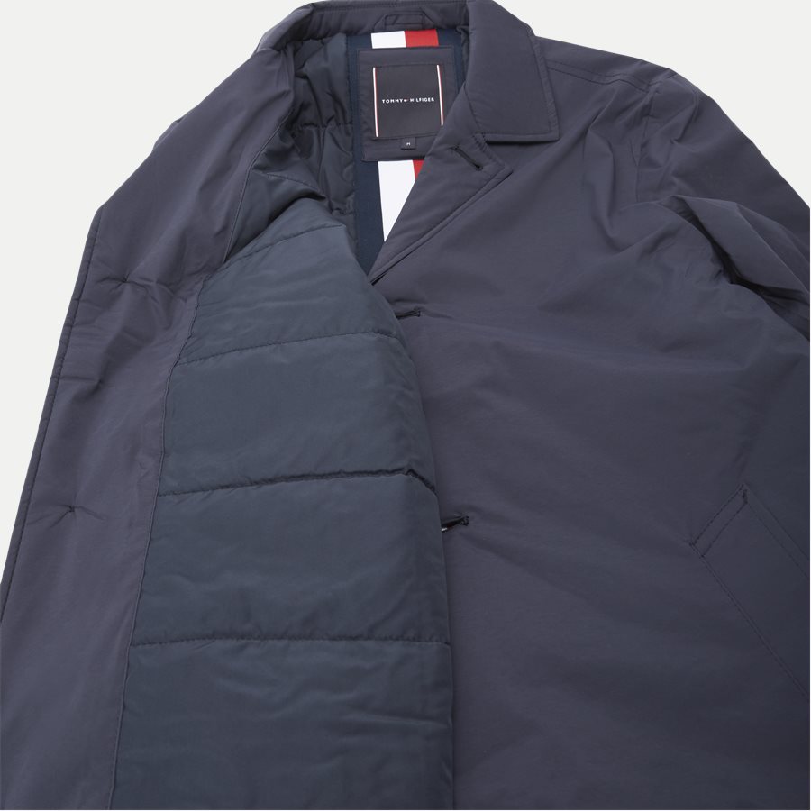 PADDED NYLON MAC - Padded Mac Vindjakke - Jakker - Regular - NAVY - 9