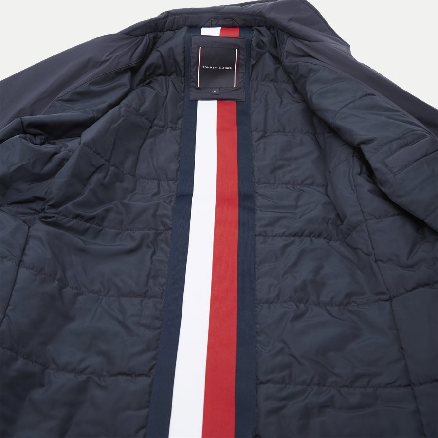 PADDED NYLON MAC - Padded Mac Vindjakke - Jakker - Regular - NAVY - 10