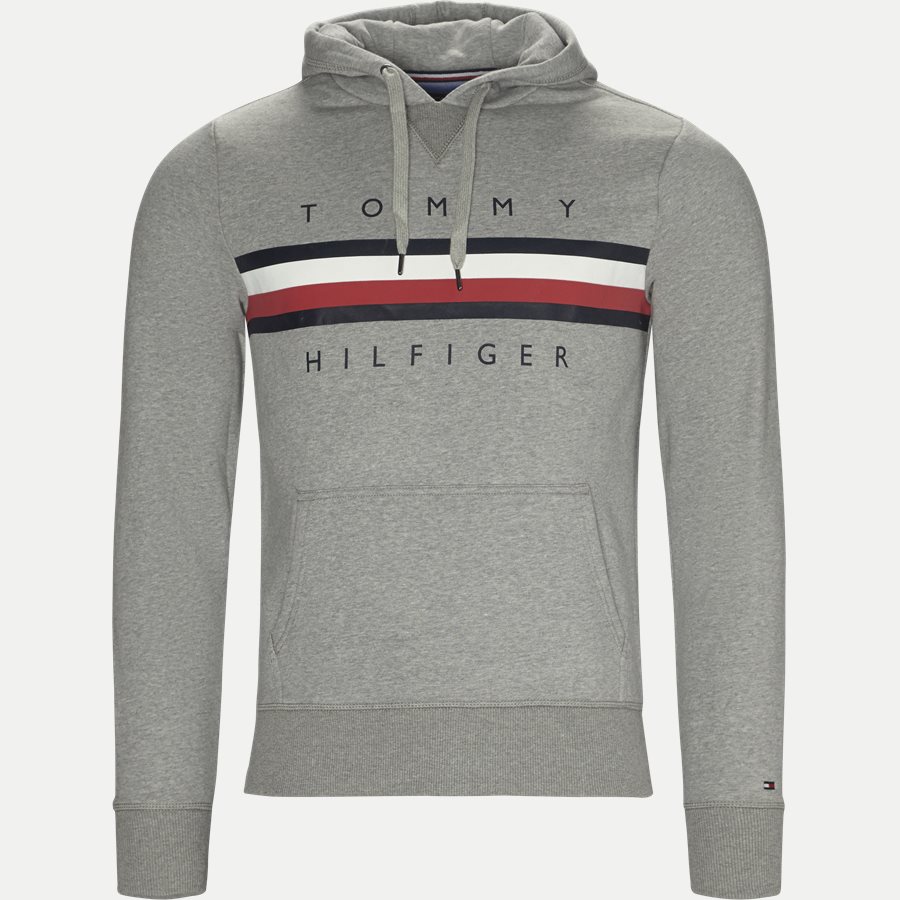 LOGO HOODY - Logo Hoodie - Sweatshirts - Regular - GRÅ - 1