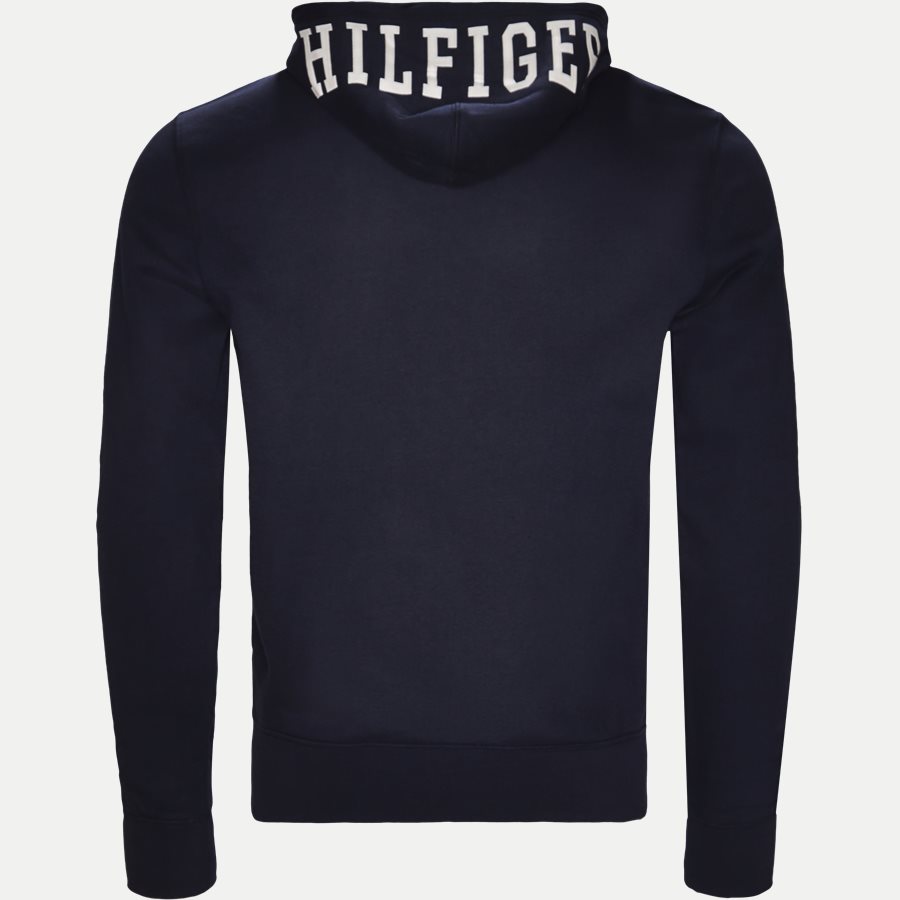 HILFIGER HOODED - Hooded Zippered Sweatshirt - Sweatshirts - Regular - NAVY - 2