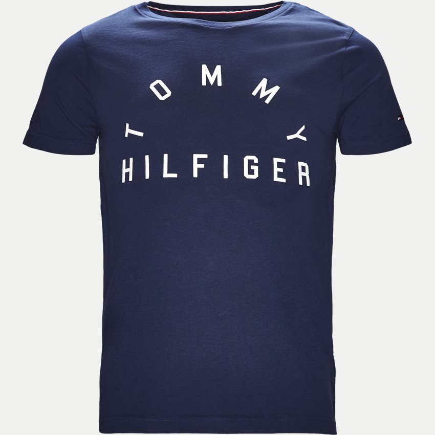 Tommy Hilfiger T-shirts ARCH LOGO TEE BLÅ