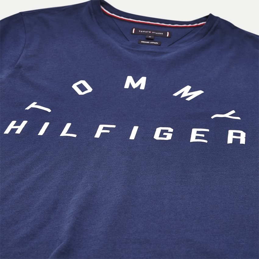 Tommy Hilfiger T-shirts ARCH LOGO TEE BLÅ