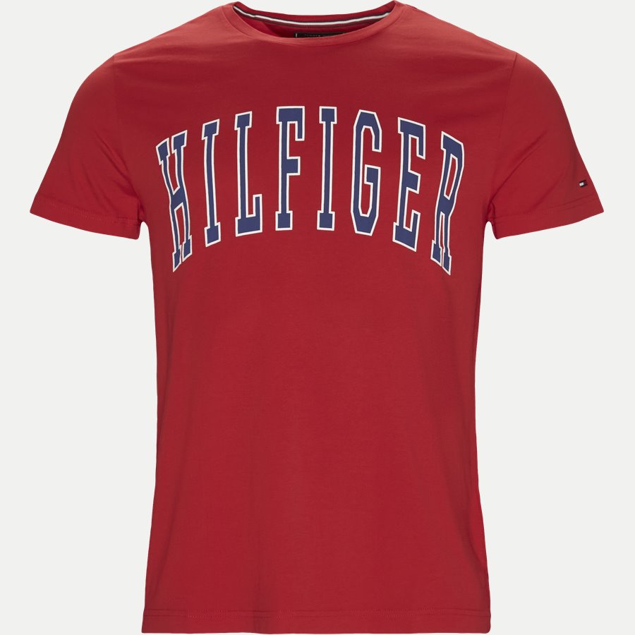 COLLEGE LOGO TEE - College Logo Tee - T-shirts - Regular - RØD - 1