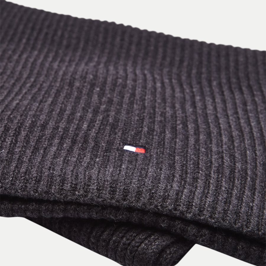 PIMA COTTON CASHMERE SCARF - Cotton Cashmere Scarf - Tørklæder - SORT - 2