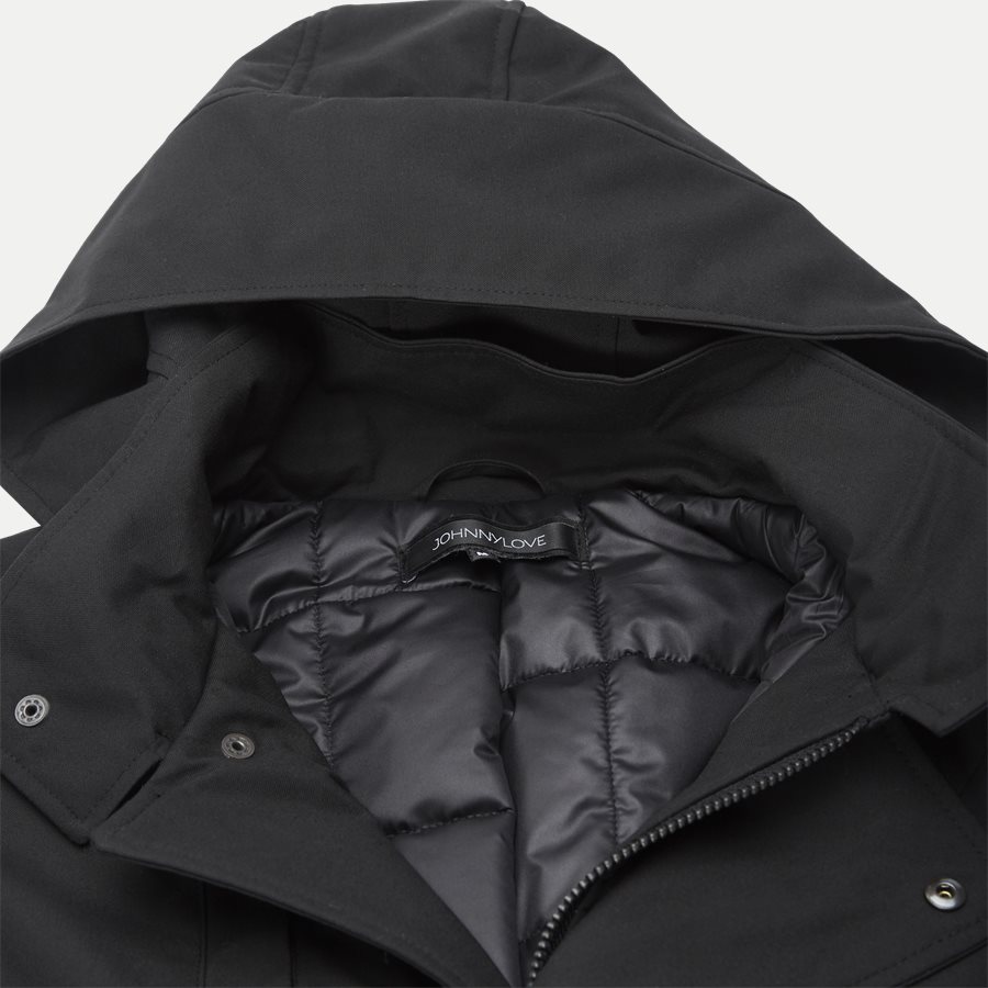 RIZZO 005 - Rizzo Vindjakke - Jakker - Slim - SORT - 3
