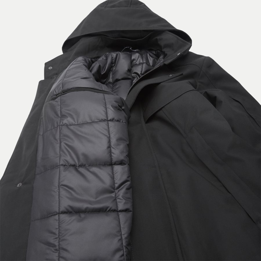 RIZZO 005 - Rizzo Vindjakke - Jakker - Slim - SORT - 10