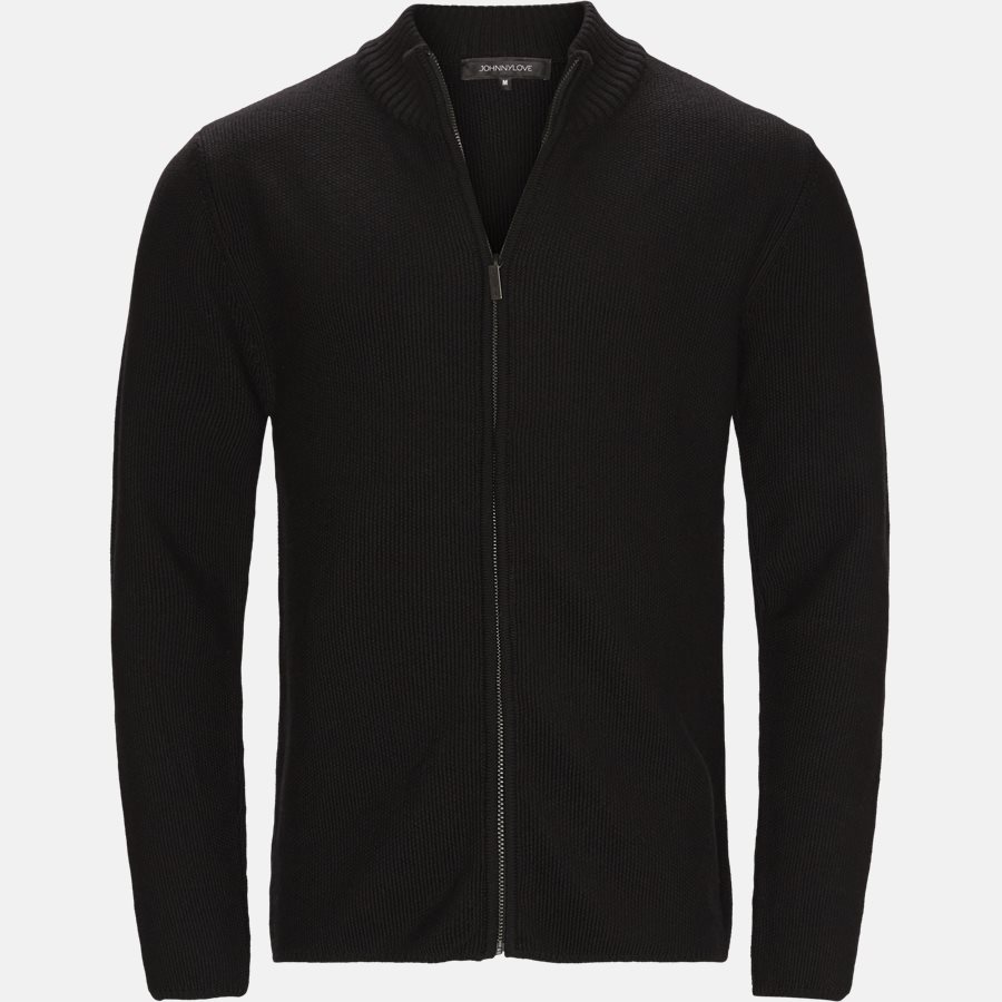 ZIGGY - Ziggy Cardigan Strik - Strik - Regular - BLACK - 1