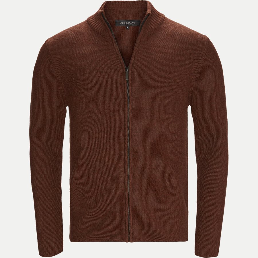 ZIGGY - Ziggy Cardigan Strik - Strik - Regular - rust - 1