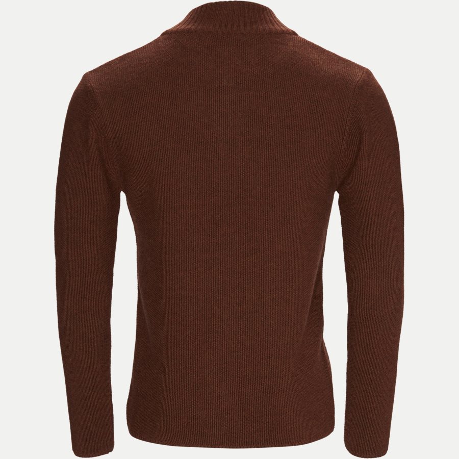 ZIGGY - Ziggy Cardigan Strik - Strik - Regular - rust - 2