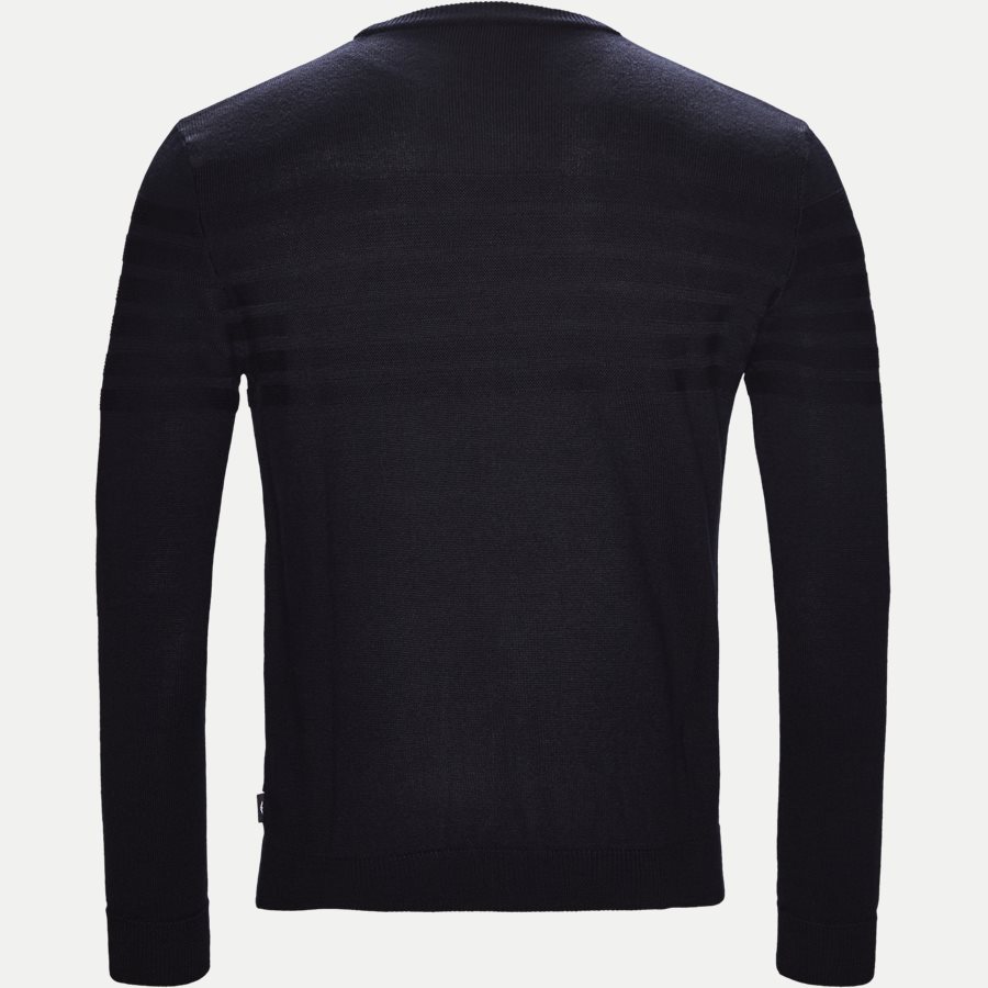 6Z1MYA 1M2AZ - Crew Neck Logo Knit - Strik - Regular - NAVY - 2