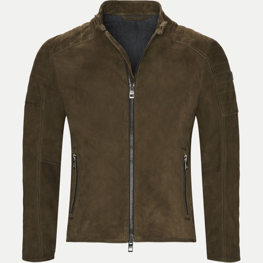50391742 JAYDEE - Jaydee Suede Skind - Jakker - Slim - BRUN - 1