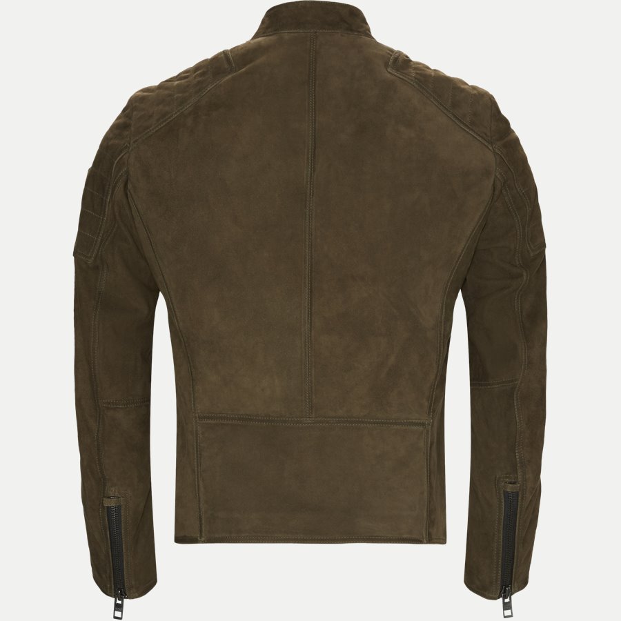 50391742 JAYDEE - Jaydee Suede Skind - Jakker - Slim - BRUN - 2