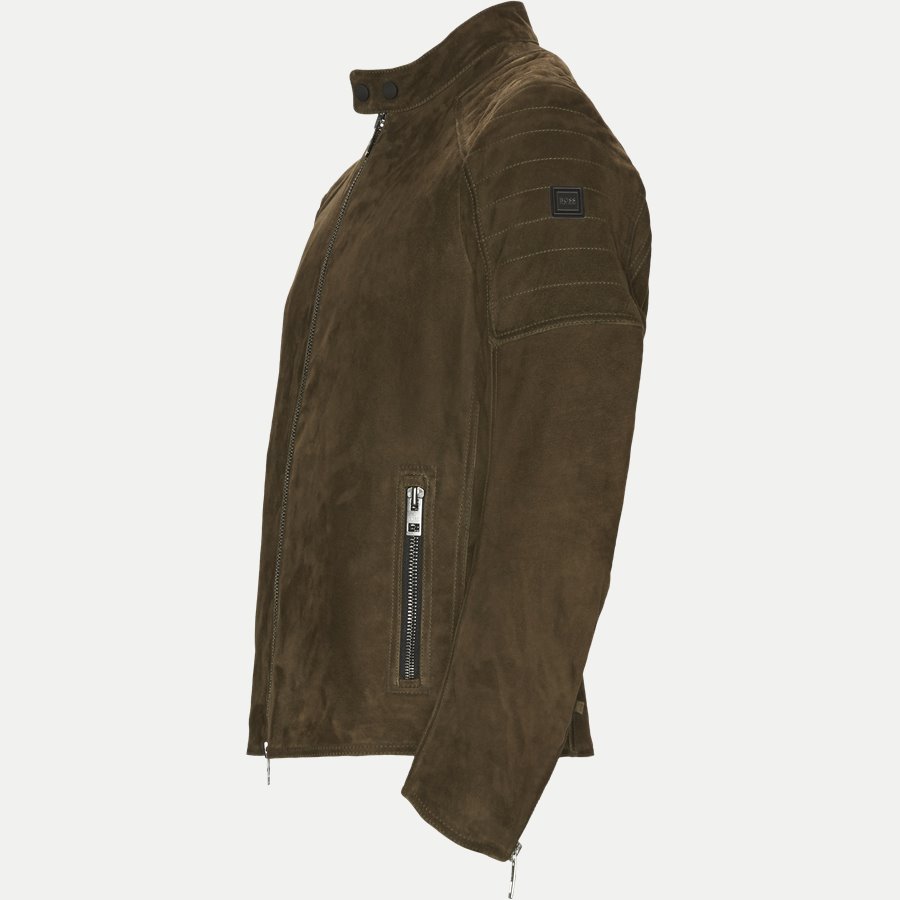 50391742 JAYDEE - Jaydee Suede Skind - Jakker - Slim - BRUN - 3