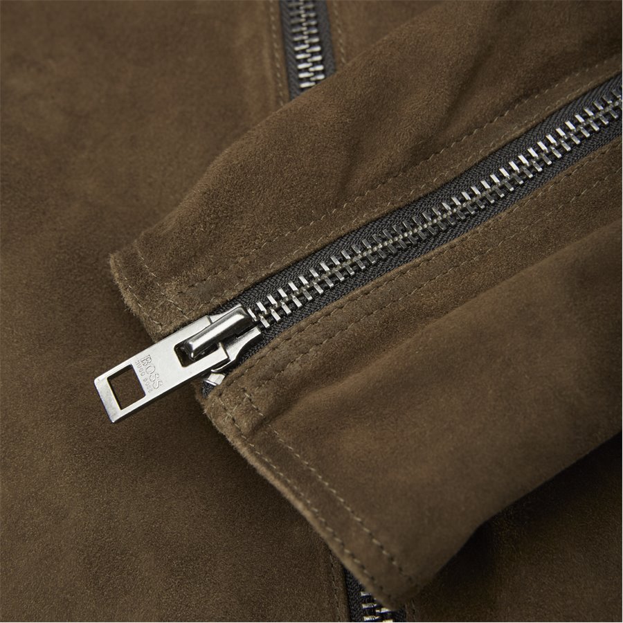 50391742 JAYDEE - Jaydee Suede Skind - Jakker - Slim - BRUN - 8