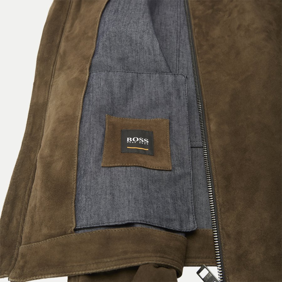 50391742 JAYDEE - Jaydee Suede Skind - Jakker - Slim - BRUN - 10
