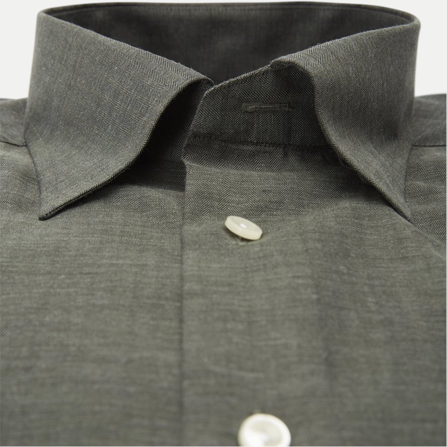 3991 61511/61311 - 3991 Fine Twill Skjorte - Skjorter - GRØN - 3